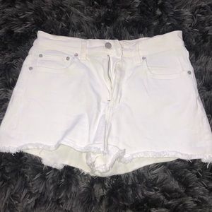 Victoria’s Secret PINK High Wasted White Shorts
